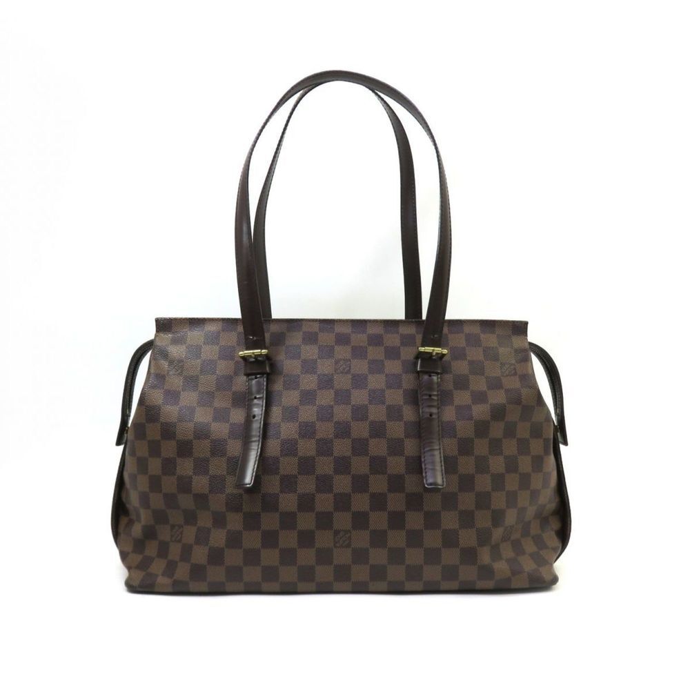 LOUIS VUITTON Authentic Brown Damier Shoulder Bag